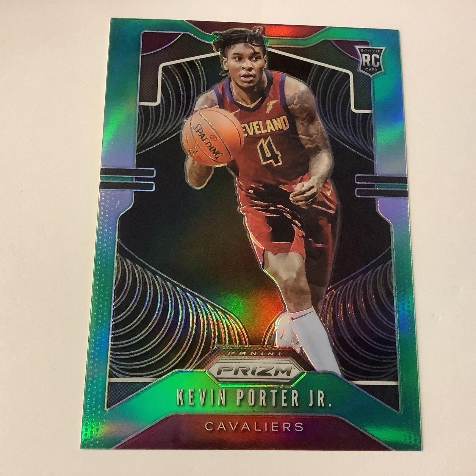 KEVIN PORTER JR 2019-20 PANINI PRIZM #274 GREEN PRIZM ROOKIE CARD RC d