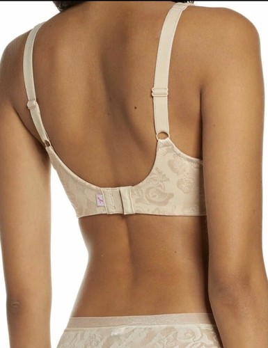 Wacoal 85276 Awareness Full Figure Seamless Wire Free Bra Nude New Size 38D - Picture 5 of 7