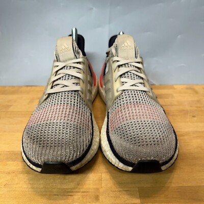 Adidas Ultraboost 19 Clear Brown Chalk Shoes B37705 Men's Size 7.5