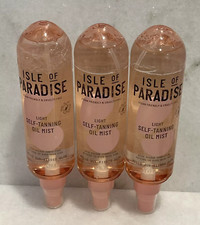 3 Isle Of Paradise Light Self-Tanning Oil Mist Hello Sun-Kissed Glow 6.76 oz