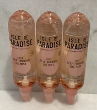 3 Isle Of Paradise Light Self-Tanning Oil Mist Hello Sun-Kissed Glow 6.76 oz