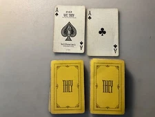 VINTAGE CINCINNATI 242 WE THEY PLAYING CARDS -  THE U.S PLAYING CARD CO. No Joke
