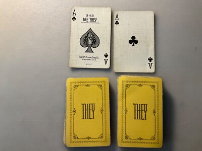 VINTAGE CINCINNATI 242 WE THEY PLAYING CARDS - THE U.S PLAYING CARD CO. No Joke