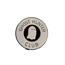 Ghost Hunter Club Enamel Pin Lapel Purse Hat Pinback Halloween Horror  New
