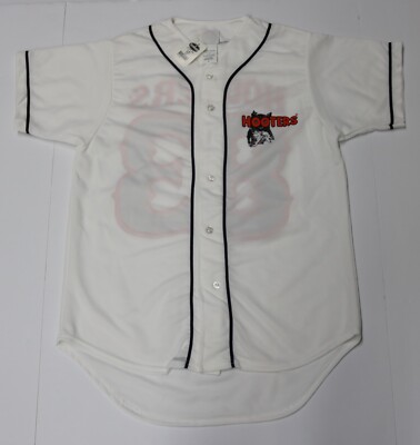Vtg. HOOTERS Baseball Jersey Authentic Item MCCRITE Men's Medium (M) White