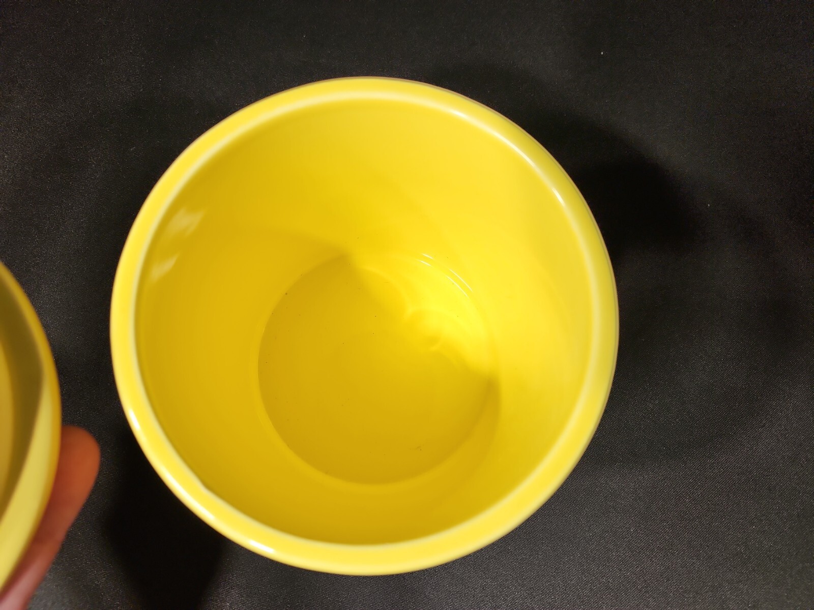 Vintage Cookies for Dummies Ceramic Cookie Jar Lidded Yellow / Black 6