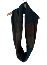 Terra Blue Brown Infinity Scarf Made In Ecuador 