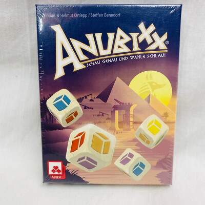 Anubixx Board Game Dice Game Roll & Write NSV 2019 (GERMAN) Import New SW