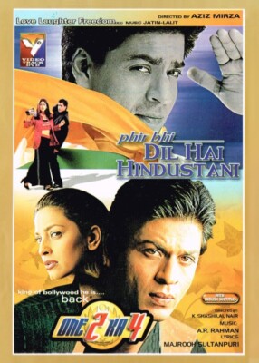 Phir Bhi Dil Hai Hindustani  & One 2 Ka 4.   2x Filme mit Shahrukh Khan. 1x DVD