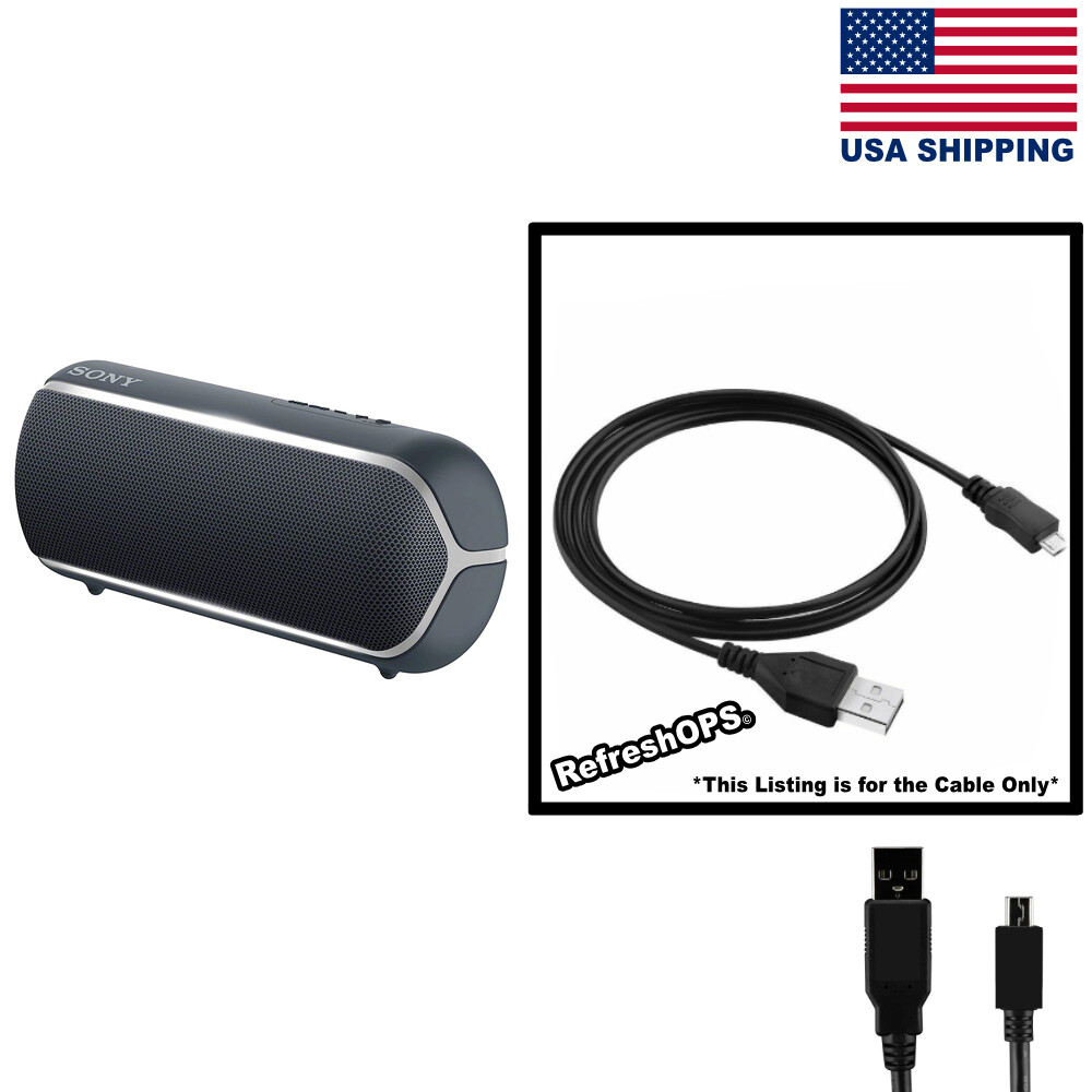 Sony SRS-XB22 Portable Bluetooth Speaker USB Cable Transfer Cord Replacement