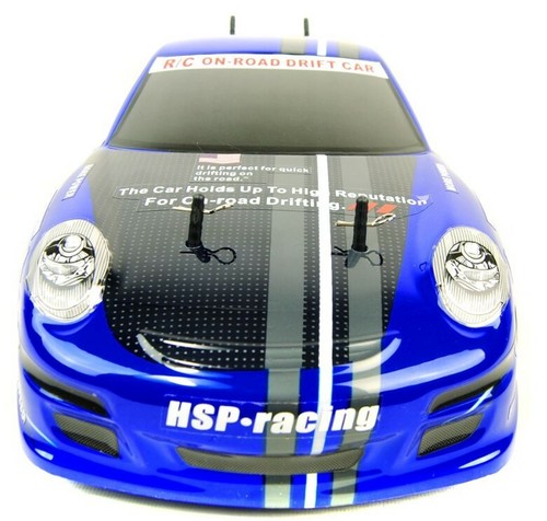 RC Car Drift Car HSP Porsche Electric Blue 1/10 + Radio Control RTR - Not a toy - Picture 5 of 12
