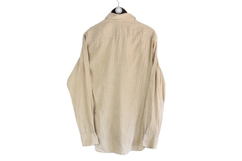 authentic CERRUTI Shirt Size L beige sand color - Picture 7 of 7
