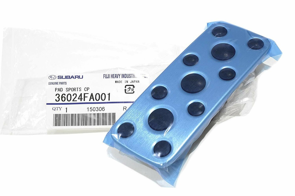Subaru Impreza STI WRX OEM Brake Clutch Gas Pedal Pad Set