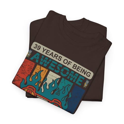 Gaming Video Games Unisex Heavy Cotton Tee T-Shirt 'Years Of Being Awesome' - Picture 5 of 109