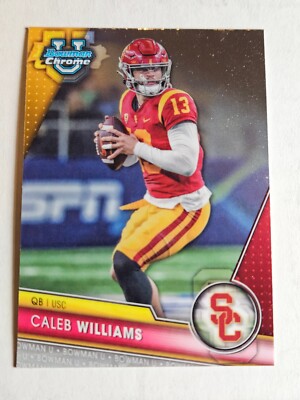 Caleb Williams - 2023 Bowman Chrome University Rookie Card | eBay