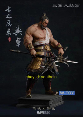 UMAN Studio Three Kingdoms Figure Wei Guo Dian Wei Statue Handicraft