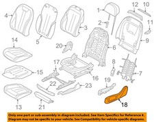Otto出品 Genuine OEM Seat Frame Trim Panel for BMW 52107405729 for sale