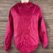 Burton Women  s Medium Snowboard Jacket Hooded Full Zip Ski Snow Pink