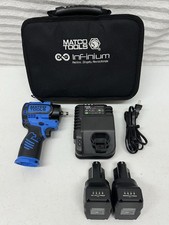 Matco Tools 38 16v Stubby Impact Wrench Gun Blue Kit Mcl1638sik2b