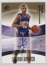 2004-05 SP Game Used SIGnificance Gold 1/10 Leandro Barbosa #SIG-LB Auto 2d0