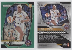 2024 Panini Prizm WNBA Green Prizm Rickea Jackson #60 Rookie RC