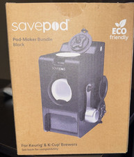 Savepod Save Pod Coffee Pod Maker Bundle For Keurig & K-Cup Brewers Black New