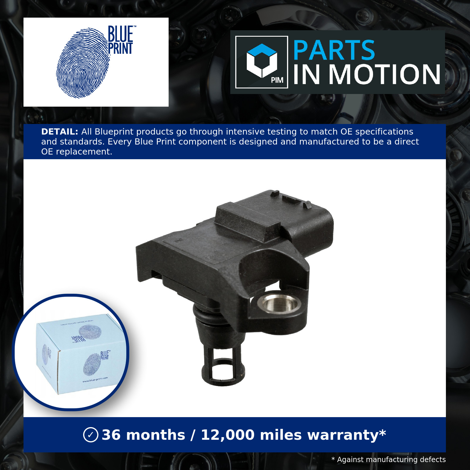MAP Sensor fits LEXUS RC300h 2.5 2014 on 2AR-FSE Manifold Pressure Blue Print