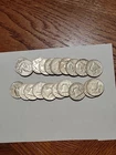 Silver Franklin Half Dollar Roll. 20 Silver Half Dollars