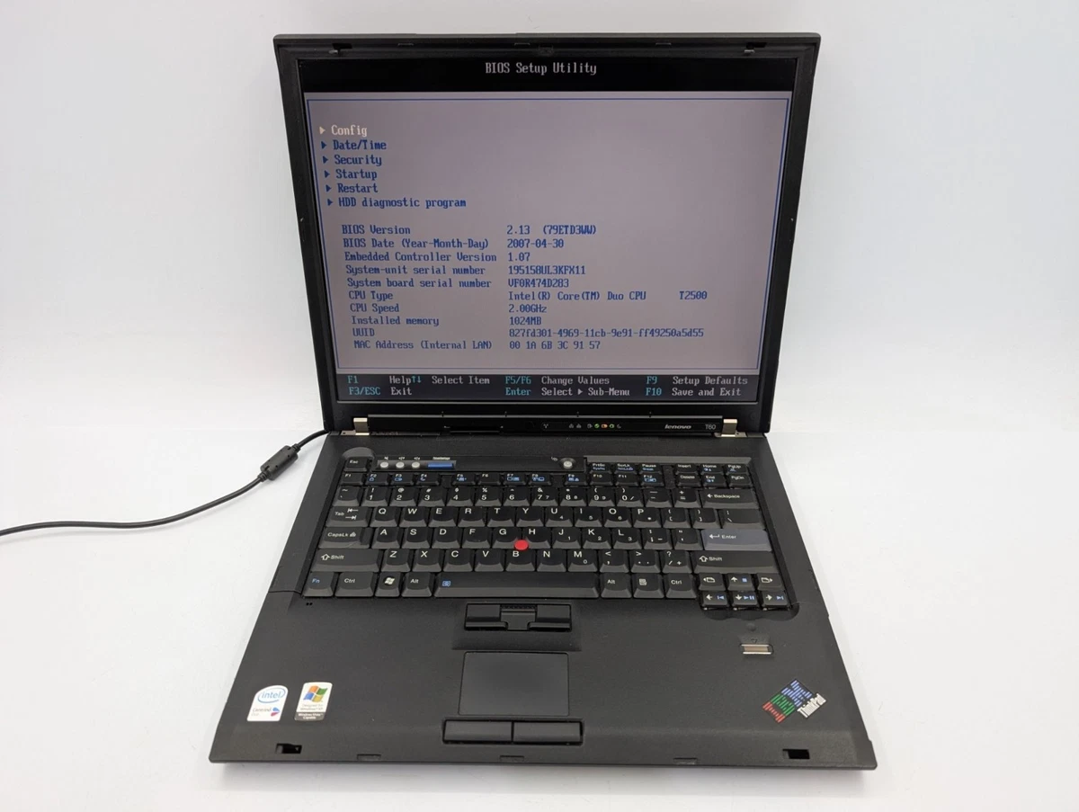 Lenovo ThinkPad T60p 2007-J2U ノートPC 【公式通販】
