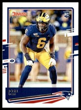 2020 Donruss Josh Uche Rookie New England Patriots #287