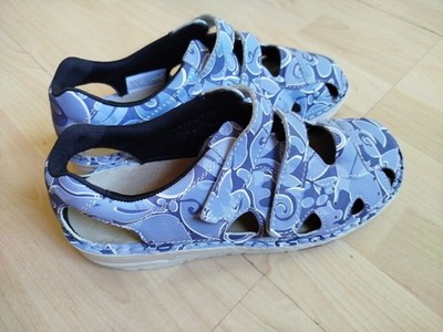 Berkemann / Sandalen/ Modell: Larena / hellblau / Kalbsleder 