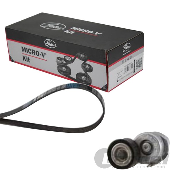 Gates Micro-V Kit KEILRIPPENRIEMEN-SATZ Passend FüR Opel Corsa Meriva |-image