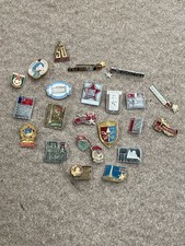 COLLECTION OF VINTAGE RUSSIAN USSR METAL PIN BADGES LOT 7