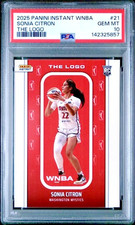 PSA 10 Sonia Citron RC 2025 Panini Instant WNBA THE LOGO #21 Print Run /1447