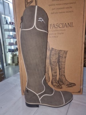 Alberto Fasciani Frauen Stiefel Reithose Grau Größe Eu37 AF821