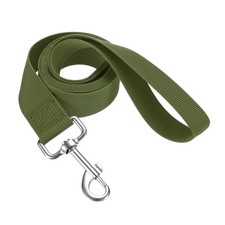Nylon Dog Leash, 1 Pack Dog Training Leash 5 ft x 1 In, Dark Green 