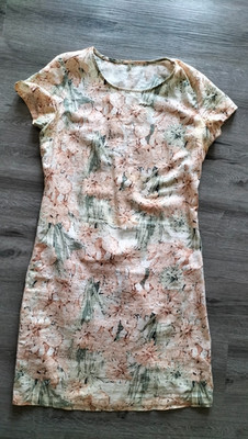 Damen Kleid   Gr. 36 38   Leinen, Sommerkleid