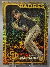 🔥 Manny Machado 2024 Topps Gilded Collection Gold Mini Diamond Refractor /50 🔥