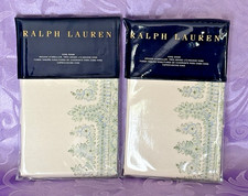 Ralph Lauren CAMILE Paisley KING SHAMS PAIR Sage/Chambray New