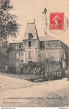 79 La Chapelle-SaintLaurent plantation du mai superbe carte rare 38427