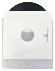100 White Non Woven Record Outer Sleeves for 12" LP Vinyl 33 RPM Record Albums