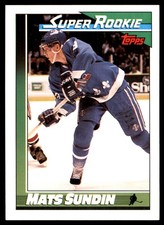 Mats Sundin 1991-92 Topps #12 Quebec Nordiques NHL READ FREE SHIP AutographDen