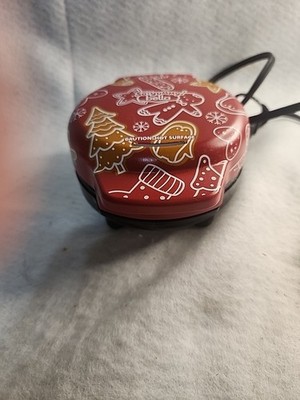 So Yummy Bella Mini Dunker Waffle Makers Penguin Red Christmas Gingerbread  READ