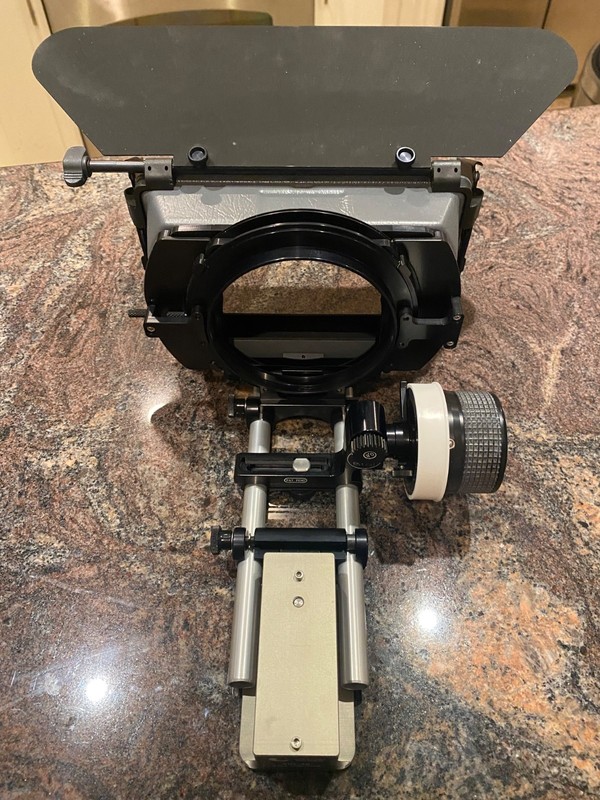 Chrosziel MB450-01 Matte Box Follow Focus Kit 15mm Rod System Sony HDR HVR