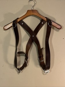 HoldFast Money Maker Dual Camera Harness Water Buffalo Leather Brown Size Medium