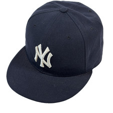 New York Yankees New Era 59FIFTY On-Field- Cap Fitted Size 7-3/8" Black USA MADE