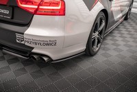 Heck Ansatz Flaps Diffusor FüR Audi S8 D4 Heckansatz Heckdiffusor Schwarz