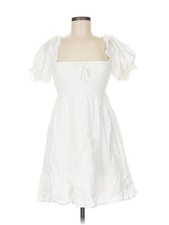 Faithfull the Brand Women White Casual Dress 6