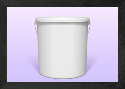 Mockup Pail Framed Wall Art Poster Canvas Print Picture