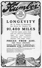 Coche de motor TALBOT Invincibility - anuncio antiguo 1909